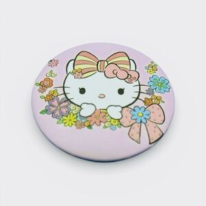 Hello Kitty Pink Floral Compact Double Sided Mirror